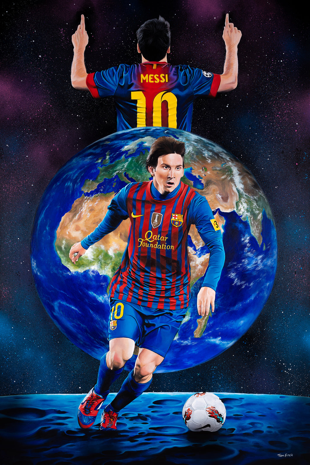 Messi Original Painting